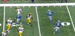 Aaron Rodgers Brilliantly Scrambles Out Of The Pocket For Nearly Nine Seconds And Throws Perfect Strike For TD