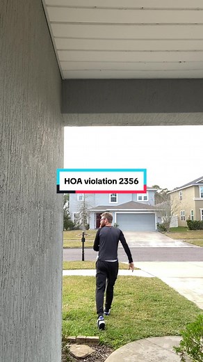 HOA Flag Pole Violation Notice | Neighborhood Rules Enforcement
