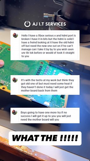 58 reactions · 3 comments | Saving another customers Xbox from a poor repair attempt! 濫臘‍♂️臘‍♂️臘‍♂️ #ajitservices #aberdeenshire #scottish #turriff #techrepair #microsoldering #righttorepair #xbox #xboxrepair #xboxrepairs | AJ I.T Services | Facebook
