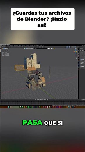 Blender | Easily Save Versions of Your Files 😱 #tutorial #blendergameengine #architecture
