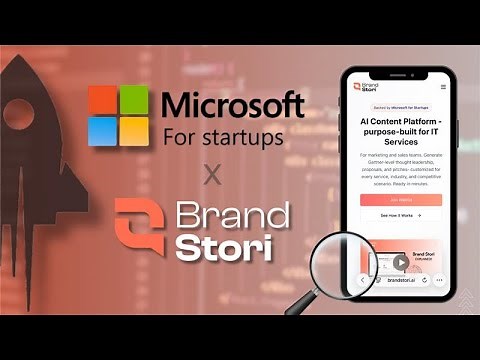 How Microsoft for Startups Accelerated Our AI Startup Journey | BrandStori.ai Founders Speaks