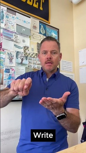 How to Sign "Write" in ASL