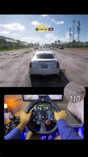 Cadillac ATS-V vs Everyone… SLEEPER MONSTER 😱🔥 | FH5 Drag Race #shorts