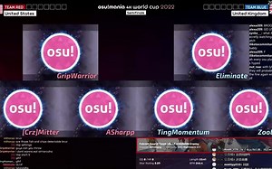 [osu!4k]MWC4K 2022 半决赛(美国)vs(英国)