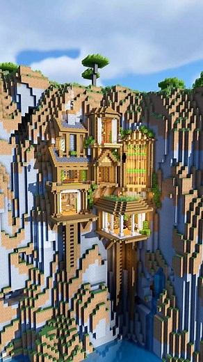 Waspy on Instagram: "Survival cliff house built with @airtugmc huge help with interiors from @buildsbyara_ what do you guys think of this build!? Comment below❤️ 🟩 SPONSOR 🟩 Thank you to ApexHosting for sponsoring the Bakery Builders Host premium minecraft servers with ApexHosting #minecraft #minecrafter #minecraftpc #mcpe #minecrafters #minecraftbuild #minecraftbuilds #minecraftpe #minecraftonly #minecraftmemes #minecraftserver #minecraftersonly #mcpe #gaming #minecraftmeme #minecraftpocketed