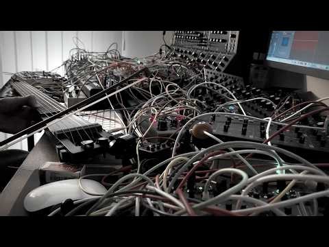 Modular Synth Cinematic Ambient - Upper Air - Bowed Nylon Guitar Experiment