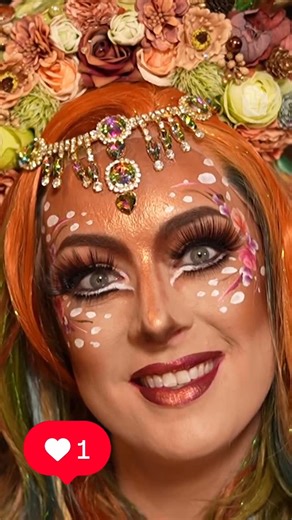 Ingrid on Instagram: "En look nr. 3 dae ich veur @l1mburg oet de hoge sjminkhood mocht toveren! Vandaag ein hertje, zoooooo vaak aangevraog, dus voila there we go! En deze look past perfect bie de hertjeslook van @label11.11 Gebroekte producten; @mehronmakeup paradise white @bperfectcosmetics muted palette @pxp_professional_colours white, basic line splitcake palette"