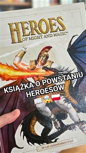 Heroes: 30 lat legendarnej serii 😱📖🔥 #heroes3 #gaming #homm #gamebook #książka #rpg #książki #games