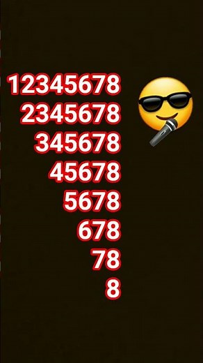 12345678 number song