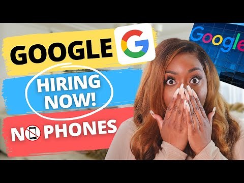 WORK FROM HOME - Online jobs at home W/GOOGLE | NO DEGREE!! | WFH Job | HIRING NOW!!
