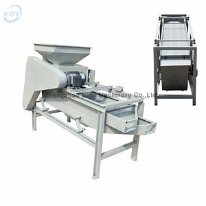 [Hot Item] Commercial Automatic Almond Cracker Sheller Hazelnut Macadamia Nut Breaking Cracking Shelling Machine