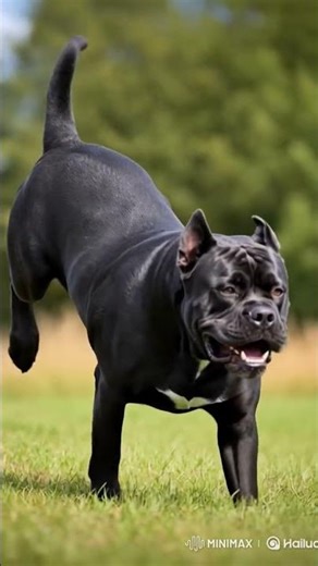 This is not just a jump — this is Cane Corso power.