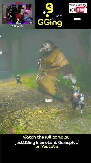 Battling giants. BioMutant Gameplay. Watch full gameplay. Link in description