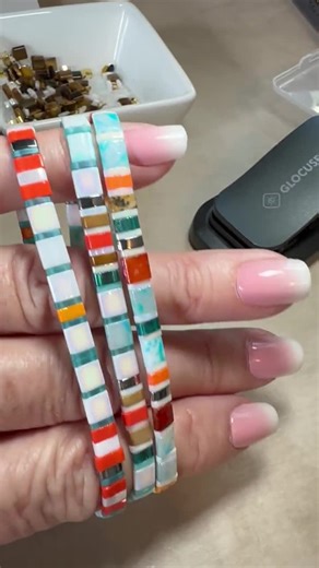 Tila Glass Bead Bracelet Set/3 - Ella