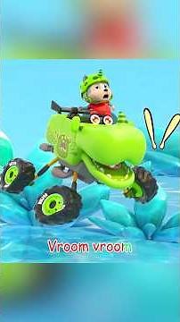 The Fastest Beast Race Car! ⚡ #kidssongs #nurseryrhymes #carsongs #shorts