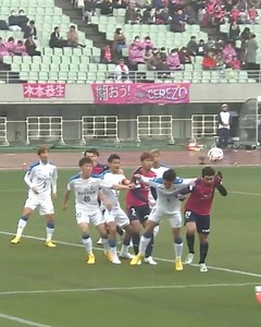 What a header from Cerezo Osaka’s Bruno Mendes! The Brazilian striker snuck this one past the keeper at the near post. - - © J.LEAGUE - All Rights Reserved | J.League (Japan Professional Football League)/Jリーグ
