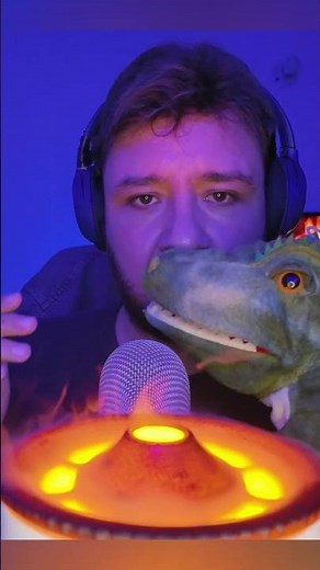 ASMR This trigger will amaze you and put you to sleep Dino eating lava #relax #shorts