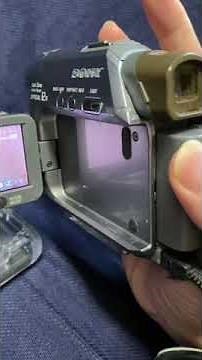 Sony video camera recorder DCR-HC42 demo