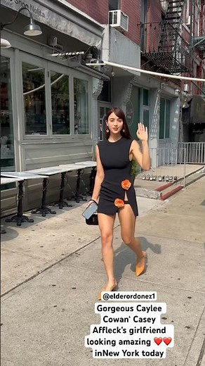 Gorgeous Caylee Cowan ‘Casey Affleck’s girlfriend looking amazing ❤️❤️while out in New York today