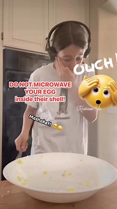 29K views · 127 reactions | Whole eggs can explode in the microwave due to the rapid buildup of steam inside the shell. The pressure can become too much, leading to a dangerous mess and potential burns. Instead poach it, put water in a mug, break the shell and put egg inside the mug and microwave to poach it.. #egg #microwave #danger | Kathleen Yu | Facebook