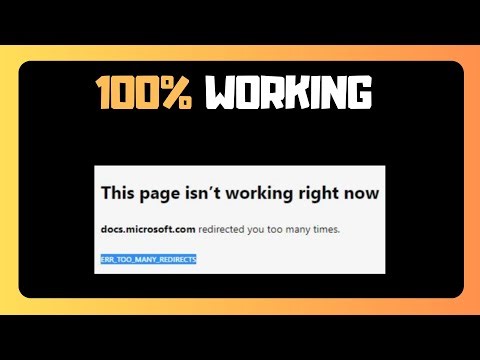 Easy Fix For ERR TOO MANY REDIRECTS in Windows 11 PC Or Laptop FIXED
