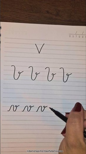 Cursive letter V #calligraphy #abcd #cursive #educational #school #activity #alphabet #abc