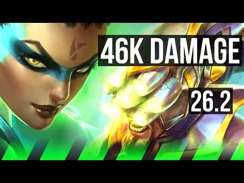 NIDALEE vs MASTER YI (JGL) | 46K damage, 5k gold comeback | KR Grandmaster | 26.2