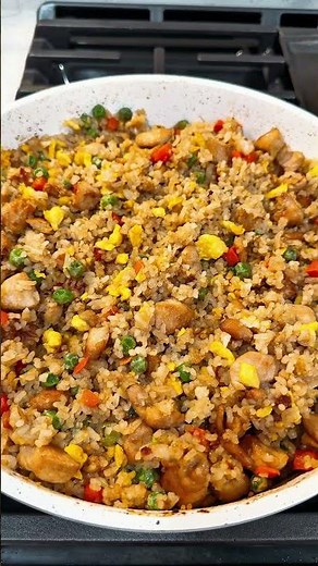 🍚🔥 Chicken Fried Rice 🔥🍚 #food #easyrecipes