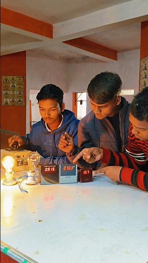 Power factor Watt meter And voltage metre resistance load identify #iti_practical