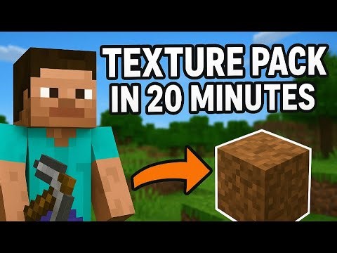 Ist es möglich ein Texturenpack in 20 Minuten zu machen ?