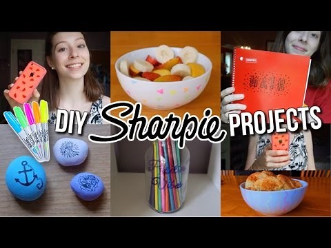DIY Sharpie Projects! 5 Ways to Use Sharpie Pens!