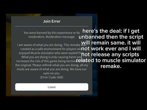 my muscle simulator remake script will not be working anymore.