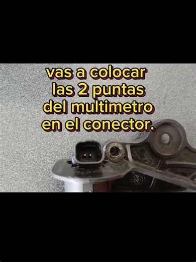 Cómo probar el sensor de sigueñal con multimetro.