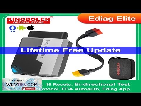 2025 New KINGBOLEN Ediag Elite Lifetime free Car Diagnostic Tools All system