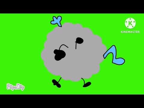 Bfdi fight cloud green screen