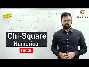 Chi-Square Test In Hindi | Chi- Square Distribution Explained In Hindi | Ecoholics