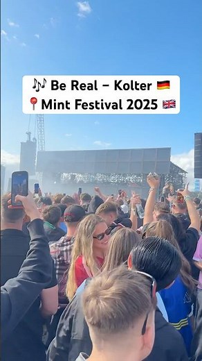 🎶 Be Real - Kolter @ Mint Festival 2025