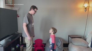 Eli Hart and his dad