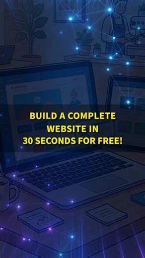 How to Build a FREE Website in 30 Seconds with AI! 🤯 #shorts #webdesign #gamma