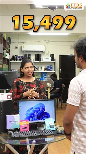 🔥Supermarket Billing Desktop @ ₹15,499 #ytshorts #desktopsetup #desktopdeals #billingsystem