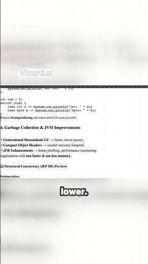Java 25: Garbage Collector Improvements Explained in 60s! ♻️🚀 #Java25 #shorts #javashorts #java