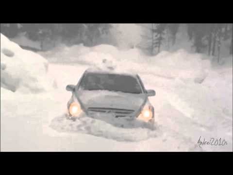 Mercedes R Class in Austria's Winter Snow 2017 (Part2)
