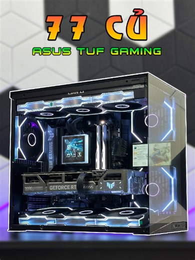 PC TUF Gaming 265K RTX 5070 64GB RAM Build Gaming Setup