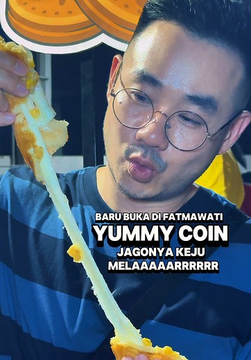 Yummy Coin punya keju mulur yang melar panjangggggg yang sesuai sama namanya, Yummy!!! 🤤 Sekarang sudah ada di Fatmawati lho, tepatnya di samping gedung Infomedia pas banget di depan shop and drive Cipete. Buka dari jam 1 siang sampai 9 malam 👍 Yummy Coin Fatmawati 📍 Samping Gedung infomedia, Jl. RS. Fatmawati Raya No.89C 8, RT.8/RW.5, Cipete Utara, Kec. Kby. Baru, Kota Jakarta Selatan, Daerah Khusus Ibukota Jakarta 12150 #TTPetualangPro #mozzarella #yummy #streetfood #koreanstreetfood #jajan