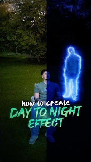 Fake a night scene without color grading