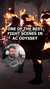 One of the best fight scenes in AC Odyssey #gaming #assassinscreed #playthrough #fightscene #gamer
