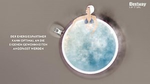 Bestway LAY-Z-SPA Whirlpool Fiji AirJet 180 x 66 cm, rund