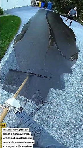 Manual Asphalt Paving Process | Smooth & Durable Road Surface by Hand