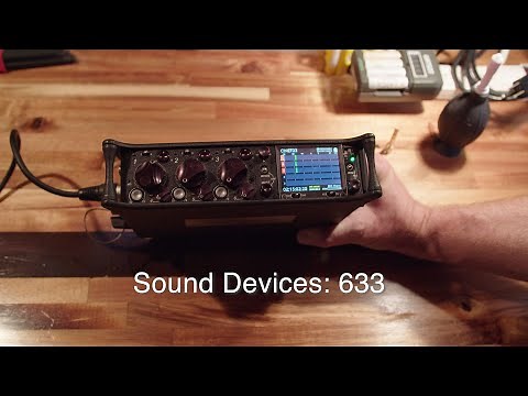 On the Bench with the Sound Devices 633