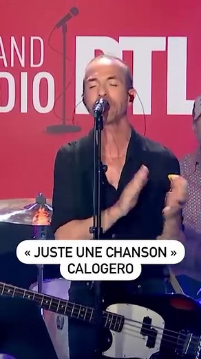 Calogero interprète son titre "Juste une chanson" en live dans "Le Grand Studio RTL" 🎼 Rendez-vous à 18h15 avec Eric Jean-Jean ! | RTL